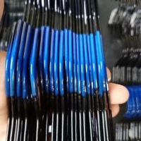 black colors with blue mark points  wiggle wires