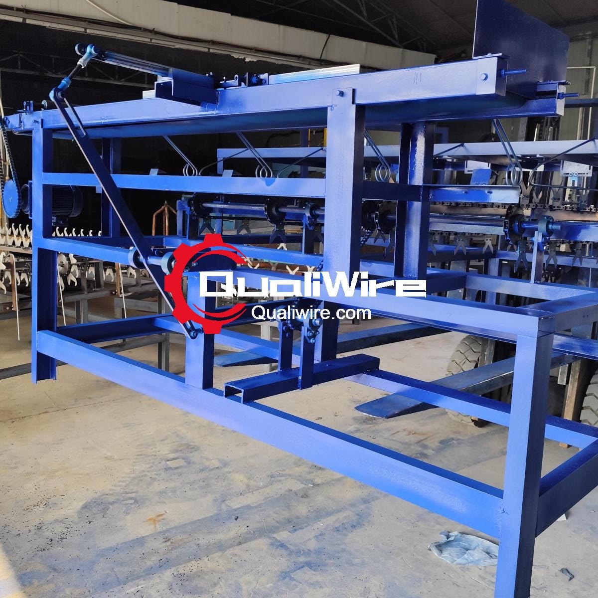 Wiggle Wire Making Equipment, Greenhouse Zigzag Wire Production Line 2 wiggle wire plastic coating production equipment