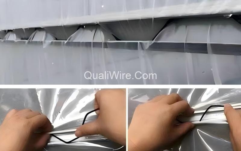 Greenhouse Wire-lock Channel Slots Aapplicatio