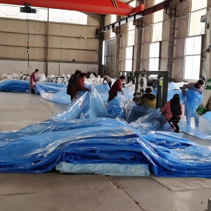Package of Light-converting Plastic Sheeting For Greenhouse