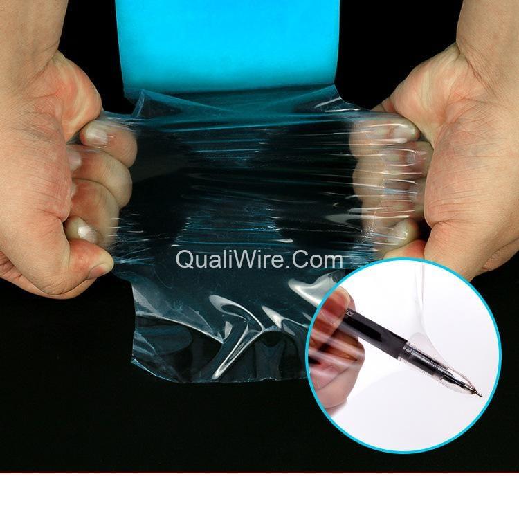 Greenhouse Plastic Film Repair Tape, High Adhesion PE Tapes,Blue Clear Color,5-30cm Width 5 Strong toughness and resistance to stretching. Thickened material with strong flexibility and excellent stretchability.