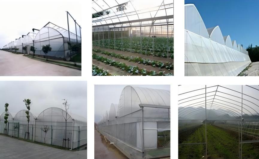 There are mainly 4 types of greenhouse 4 Film Greenhouse