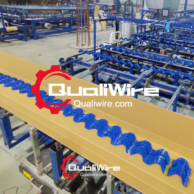blue color wiggle wire production8