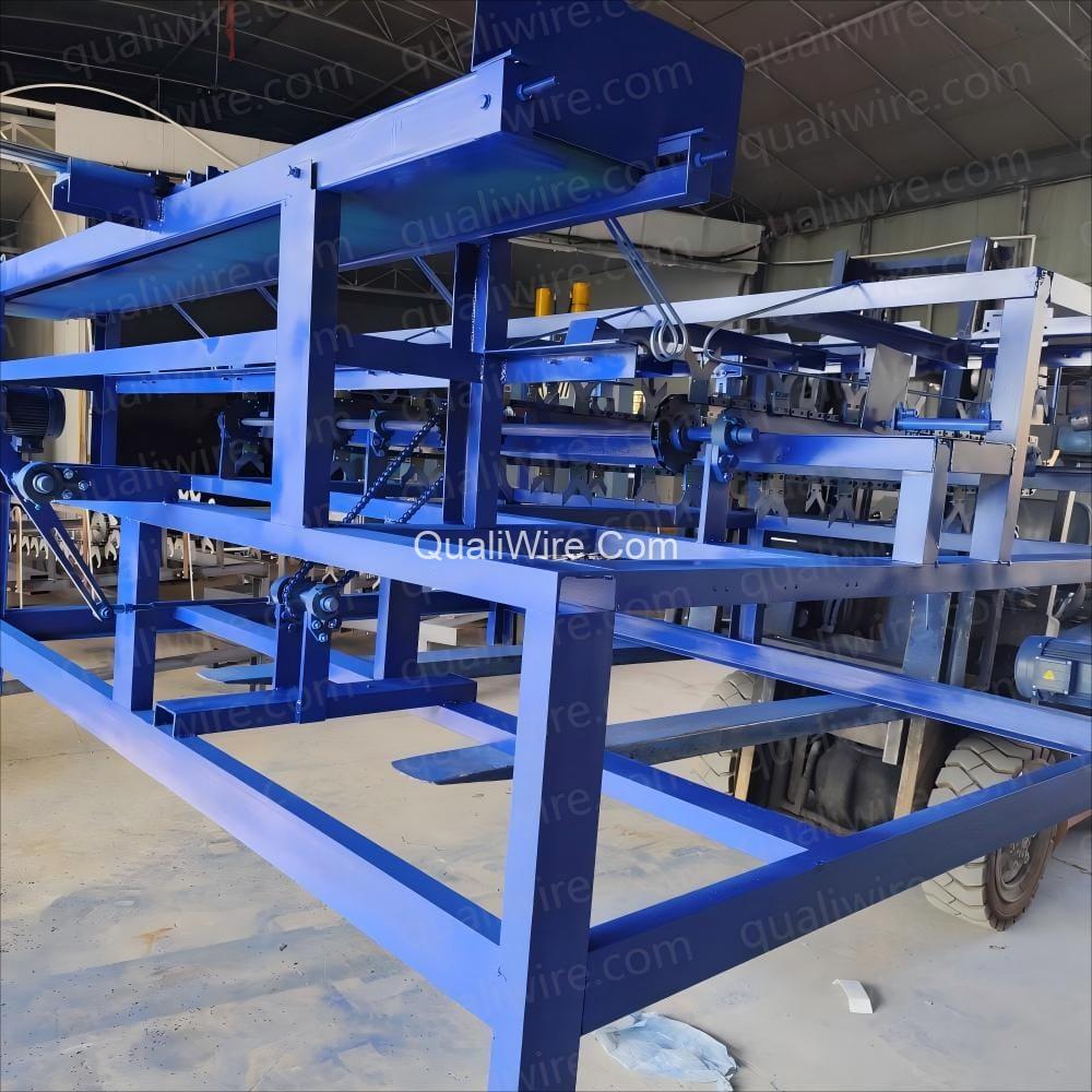 Greenhouse PVC PE-Coated Zigzag Wiggle Wire Production Machine 24 finished part of wiggle wire machine(1)